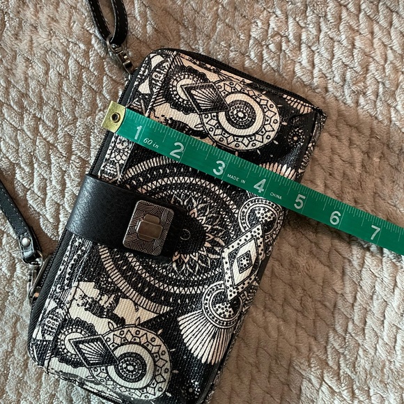 Sakroots large smartphone crossbody bag clutch purse adjustable strap EUC - Picture 2 of 10